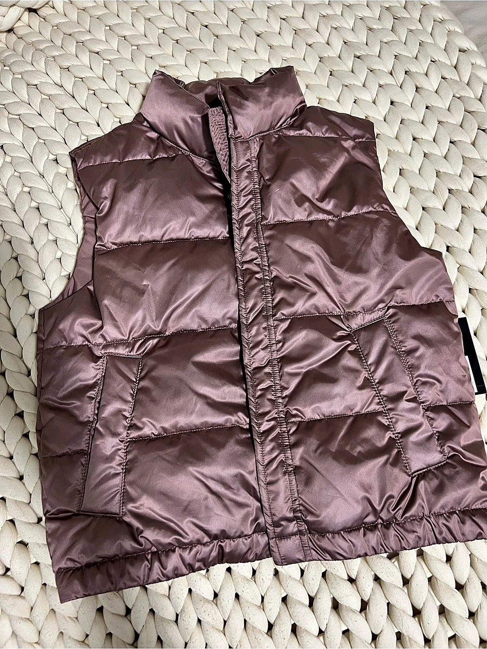 Art Class Puffer Vest in Purple Size Medium NWT